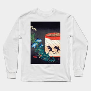 Bellflower and Lantern print in high resolution by Hiroaki Takahashi Long Sleeve T-Shirt